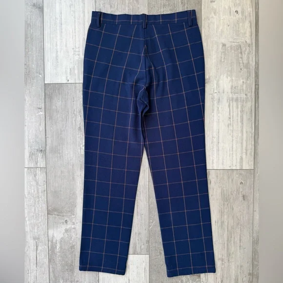 YuanLu Boys Navy Windowpane Plaid Suit Set Jacket Pants Size 12 Formal - Picture 5 of 14